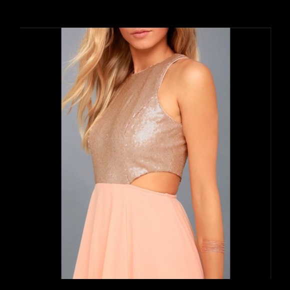 Lulu’s Pink Sequin Dress - Picture 10 of 10